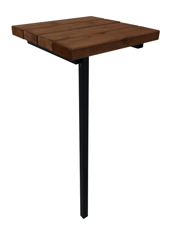 Стол металлический (деревянная столешня)